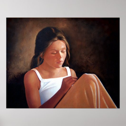 Mary Sewing Poster (Voorkant)
