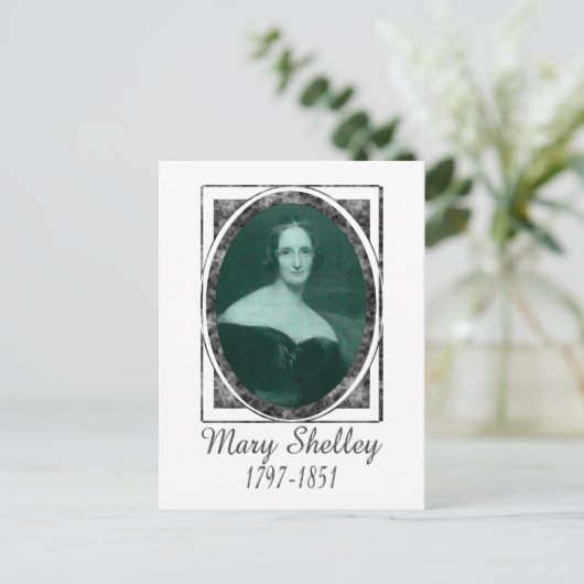 Mary Shelley Briefkaart (Staand voorkant)