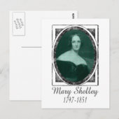 Mary Shelley Briefkaart (Voorkant / Achterkant)