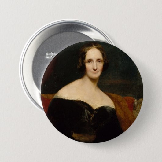 Mary Shelley-knop Ronde Button 7,6 Cm (Voorkant /achterkant)