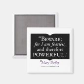Mary Shelley Quote Magnet (Voorkant / Achterkant)