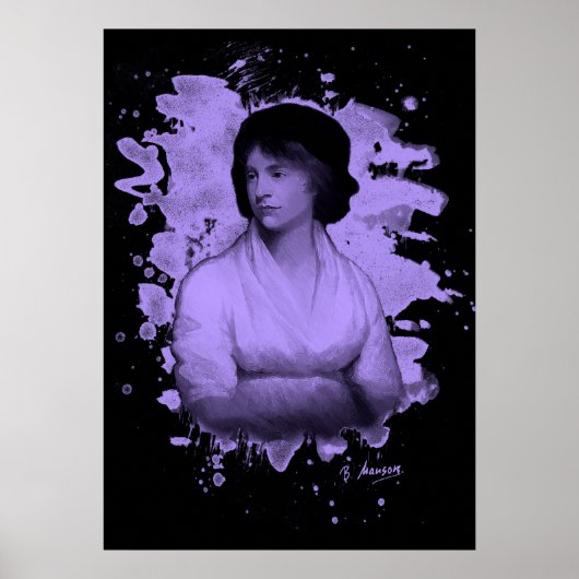 Mary Shelley (Wollstonecraft) Tribute Poster (Voorkant)