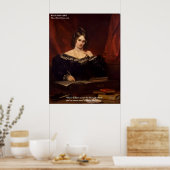 Mary Shelly "Love Nooit Seen" Citaat Posters (Keuken)