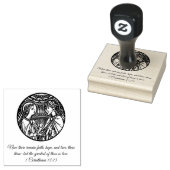 Mary & St. Joseph bruid bruidegom bruiloft Verlovi Rubberstempel (Gestempeld)
