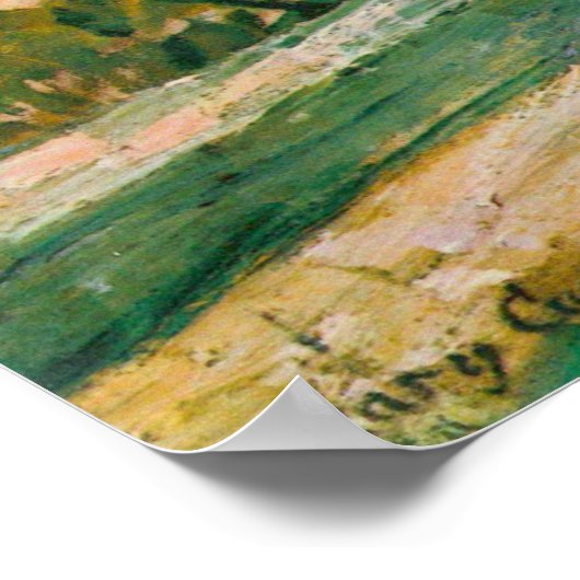 Mary Stevenson Cassatt - Bloemen in het raam Poster (Hoek)