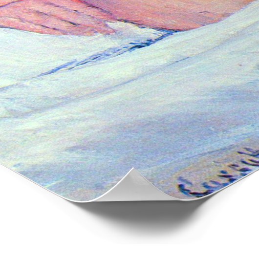 Mary Stevenson Cassatt-Breakfast in bed Poster (Hoek)