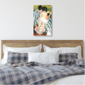 Mary Stevenson Cassatt - Het bad Canvas Afdruk (Insitu (Slaapkamer))