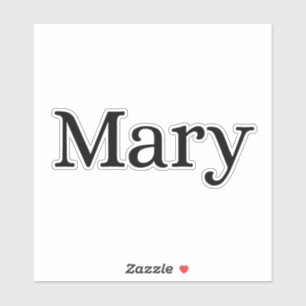 Mary Sticker
