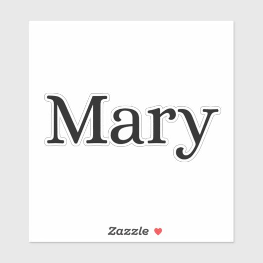 Mary Sticker (Vel)