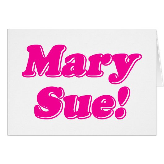 Mary Sue. (Voorkant Horizontaal)