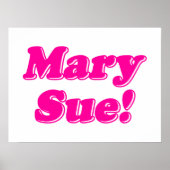 Mary Sue. Poster (Voorkant)