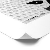 Mary the MODERN (grijs) door CR SINCLAIR Poster (Hoek)