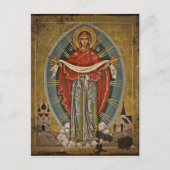 Mary the Protector Theotokos Briefkaart (Voorkant)
