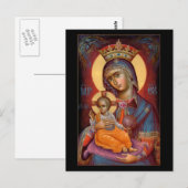 Mary - THEOTOKOS Briefkaart (Voorkant / Achterkant)