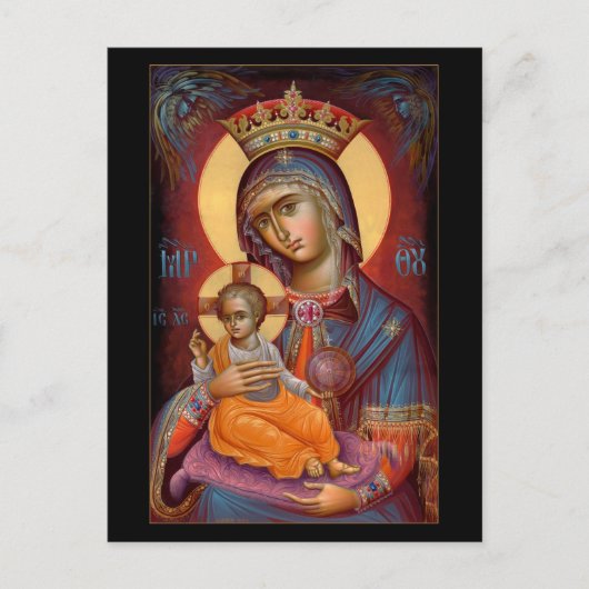 Mary - THEOTOKOS Briefkaart (Voorkant)