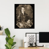 Mary Todd Lincoln Daguerreotype 1846 Poster (Thuiskantoor)
