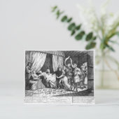 Mary Toft, blijkbaar bevallen konijnen Briefkaart (Staand voorkant)