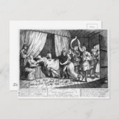 Mary Toft, blijkbaar bevallen konijnen Briefkaart (Voorkant / Achterkant)