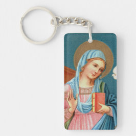 Mary uit de aankondiging van F. Lippi (Detail; M 0 Sleutelhanger