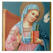 Mary uit de aankondiging van F. Lippi (Detail; M 0