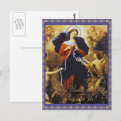 MARY, UNDOER KNOTS PRAY VOOR ONS BRIEFKAART (Voorkant / Achterkant)