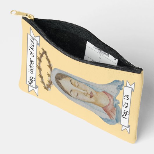 Mary, Undoer of Knots Prayer Card Etui (Open)