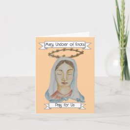 Mary, Undoer of Knots Prayer Card Notitiekaartje