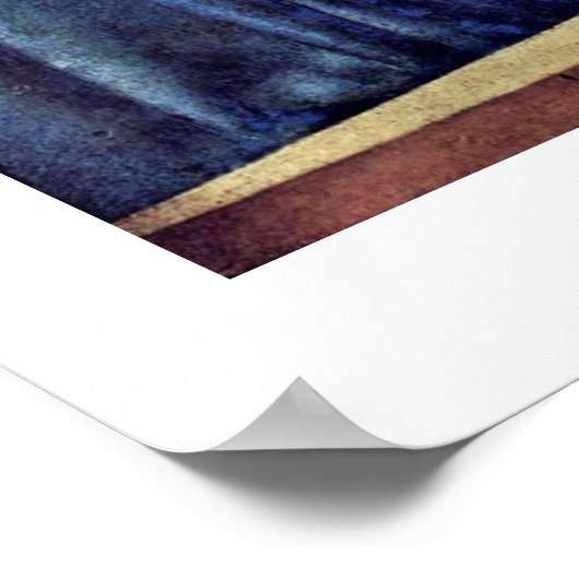 Mary van de aankondiging van Antonello da Messina Poster (Hoek)