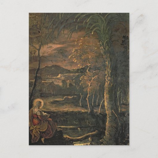 Mary van Egypte in de wilde natuur Briefkaart (Voorkant)