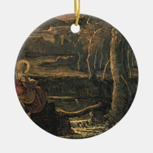 Mary van Egypte in de wilde natuur Keramisch Ornament (Voorkant)