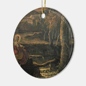 Mary van Egypte in de wilde natuur Keramisch Ornament (Links)