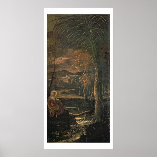 Mary van Egypte in de wilde natuur Poster (Voorkant)