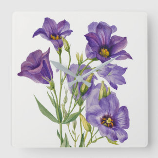  Mary Vaux Walcott Flowers Botanicals Vierkante Klok