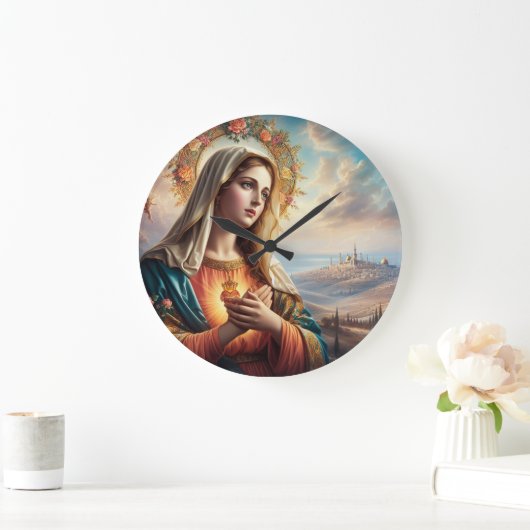 Mary Virgin Jesus Grote Klok (Huis)