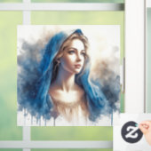 Mary Virgin Jesus Raamsticker (Huis)