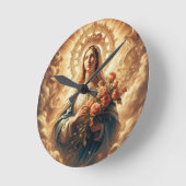Mary Virgin Jesus Ronde Klok (Hoek)