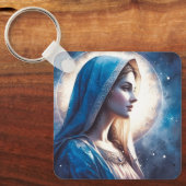 Mary Virgin Jesus Sleutelhanger (Voorkant)