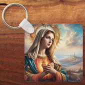 Mary Virgin Jesus Sleutelhanger (Voorkant)