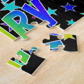 "MARY" Voornaam, geun "HAPPY BIRTHDAY" Legpuzzel (Zijkant)