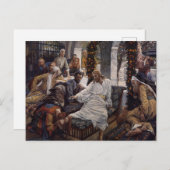 Mary Wast Jezus Feet Feestdagenkaart (Voorkant / Achterkant)