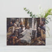 Mary Wast Jezus Feet Kaart (Staand voorkant)