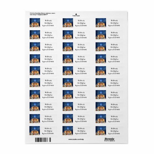 Mary, wist je dat het Geboortedatum-label Etiket (Full Sheet)