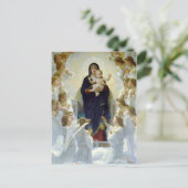 Mary with Angels - Regina Angelorum Briefkaart (Staand voorkant)