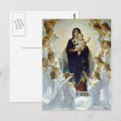Mary with Angels - Regina Angelorum Briefkaart (Voorkant / Achterkant)