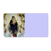 Mary with Angels - Regina Angelorum Etiket (Voorkant)