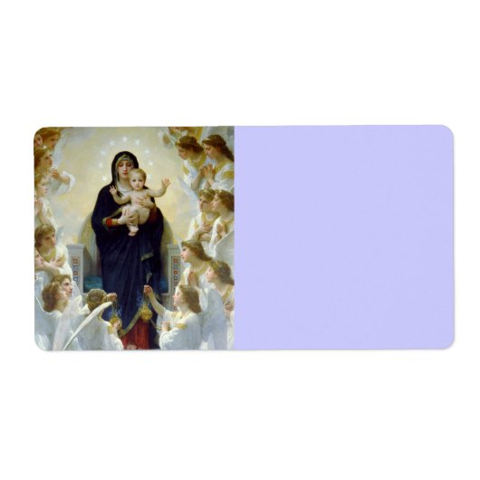 Mary with Angels - Regina Angelorum Etiket (Voorkant)