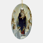 Mary with Angels - Regina Angelorum Keramisch Ornament (Rechts)