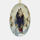 Mary with Angels - Regina Angelorum Keramisch Ornament (Links)