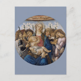 Mary with Child and Singing Angels van Botticelli Briefkaart