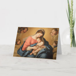 Mary With Jesus Moederdag Kaart